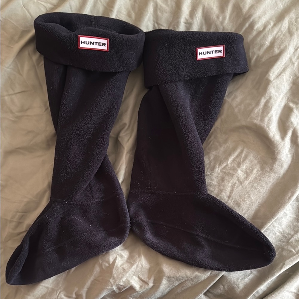 Hunter Black Fleece Boot Socks